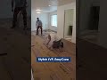 LVP flooring installation