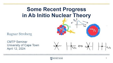 Ragnar Stroberg  --  Some recent progress in ab initio nuclear theory