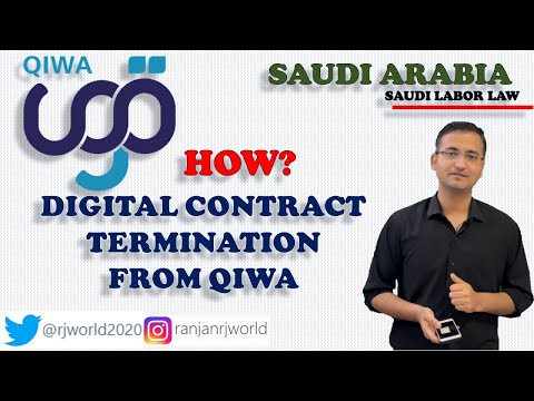 Qiwa Digital contract termination, Sponsorship transfer  from old to new company - Saudi Qiwa MHRSD