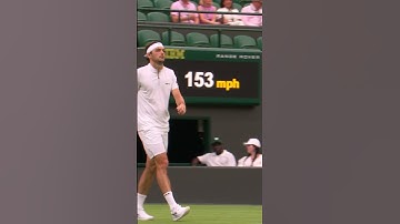 The Fastest EVER Serve at Wimbledon 🤯 #Shorts #tennis #Wimbledon