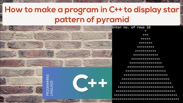 How To display Star Pyramid(Triangle) Pattern in C++ | TechBox 360