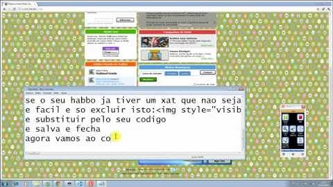 Colocando Radio e Xat em seu habbo