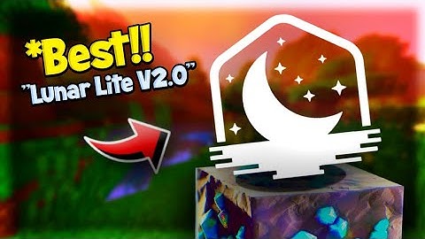 UPDATE!! Lunar Lite V2.0 ( Added Extension , Better UI , Transparent UI , More! + ) MCPE 1.18+