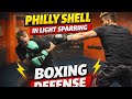Philly Shell &amp; Slips Defense in Boxing | Light Sparring #1