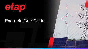 How to use Grid Code in ETAP 2024