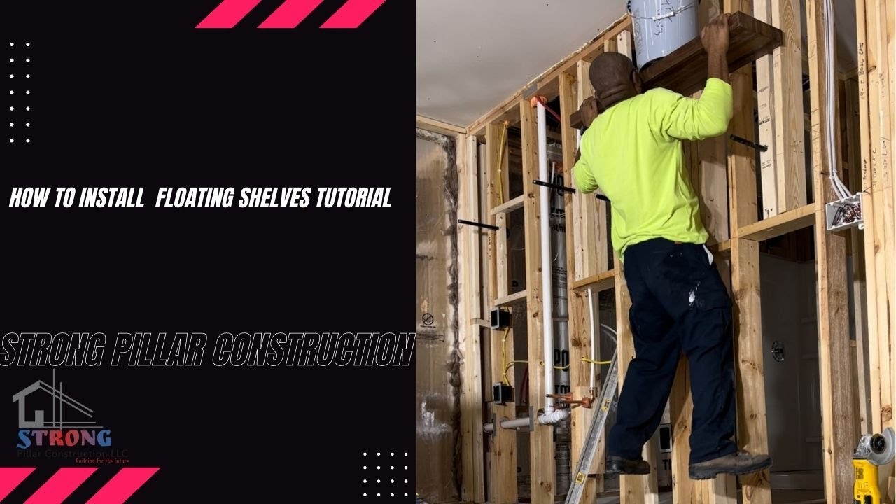 Episode 6: How To Install Floating Shelves - YouTube