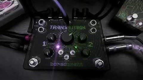 Boredbrain TRANSMUTRON demo example with control voltage modulation