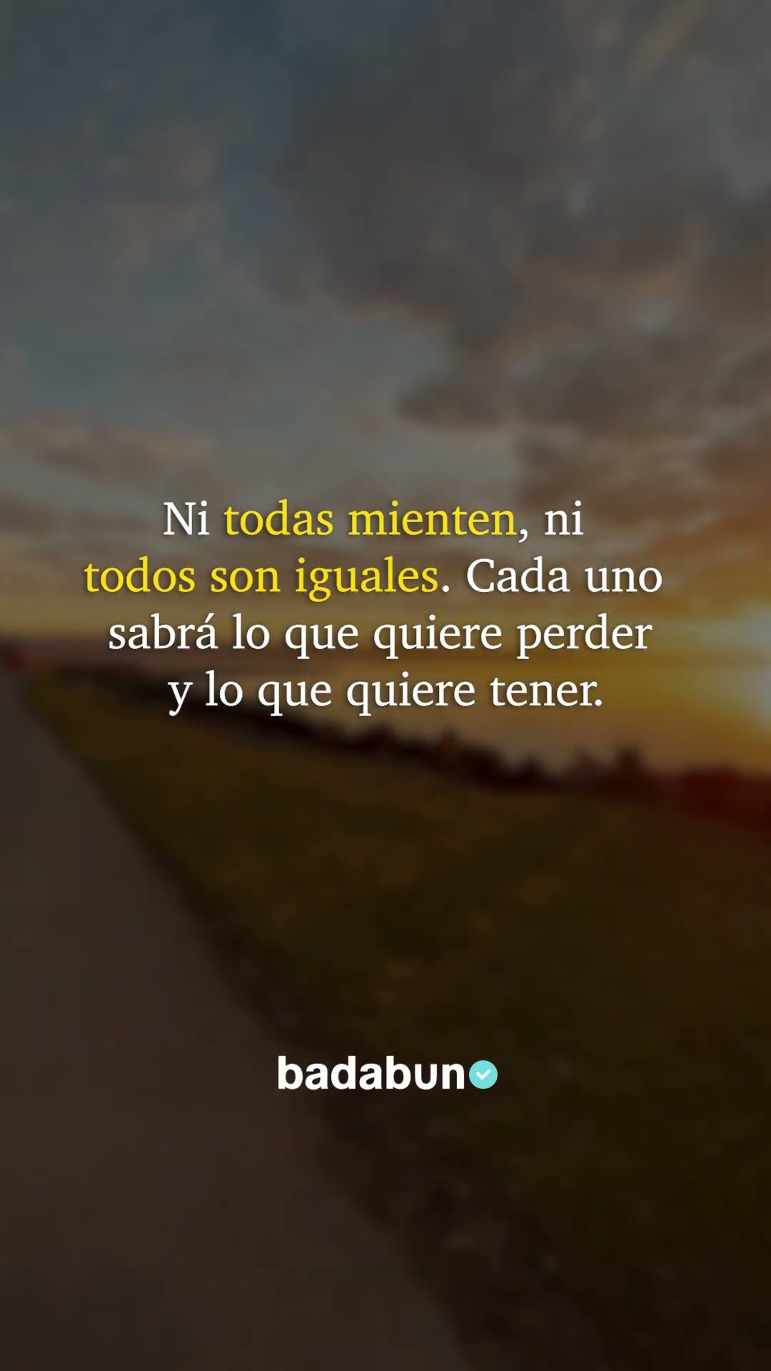 Ni todas mienten ni todos son iguales