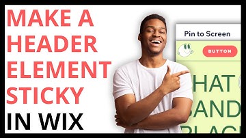 How to Make an Element in Header Sticky in Wix [QUICK GUIDE]