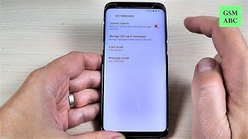 How to Disable SMS Delivery Reports on Samsung Galaxy S8, S8+ and NOTE 8