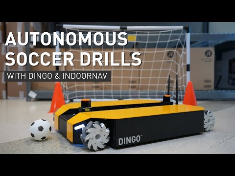 Dingo | Autonomous Soccer Drills with Dingo & IndoorNav