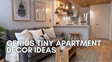 Genius Tiny Apartment Decor Ideas to Maximize Every Inch | Space-Saving Hacks You’ll Love!