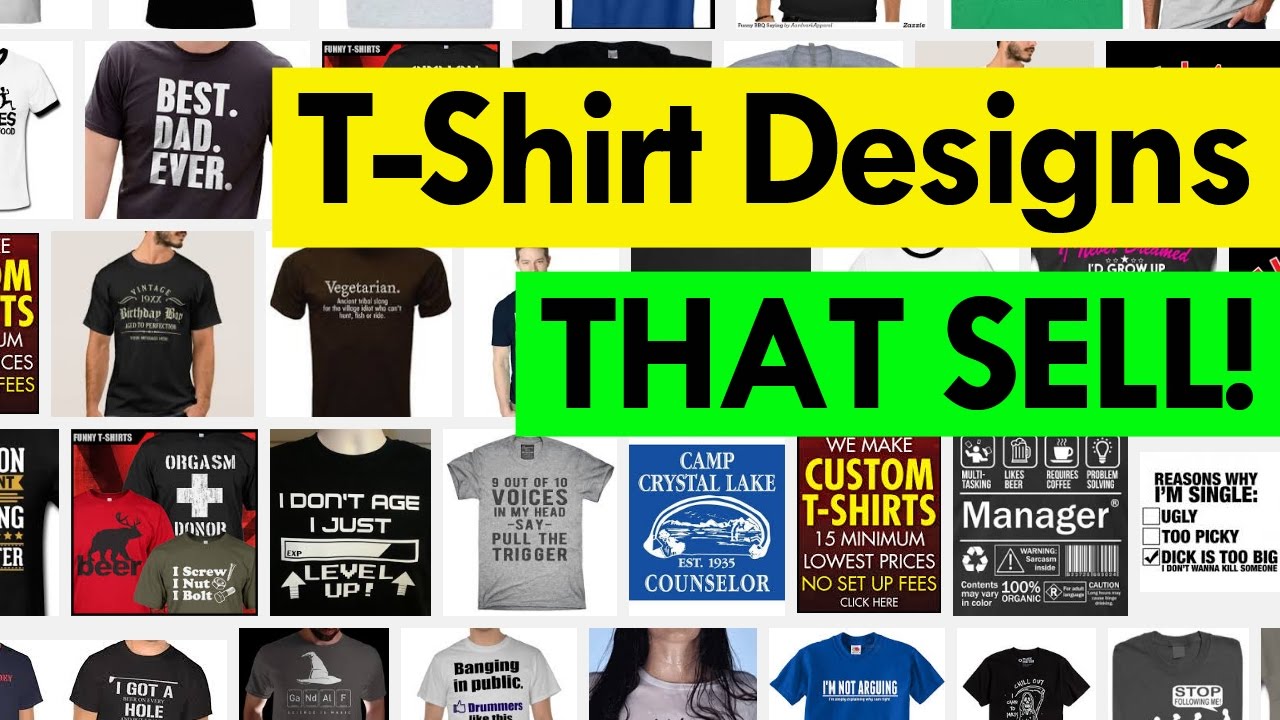 How Create T-Shirts Designs THAT SELL Teespring Tutorial