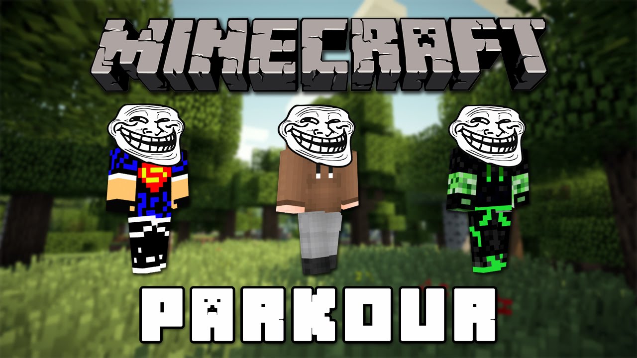 Minecraft Parkour - Trolling Joel & Tate!