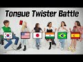 People Try Hardest Tongue Twister Around The World (India, Spain, Brazil, The US, Japan, Ghost9)