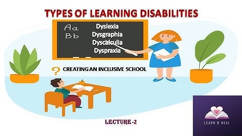 # creating an inclusive school# Understanding learning disability -02 # type of learning disability.
