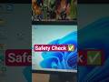 Safety Check🔥|  Day-0360 | Windows Tips #window #techreels #reel #short #windows11tips #windows11