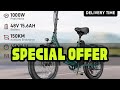 DYU C9 Electric Bicycle Peak 1000W Motor 48V15.6AH Lithium Battery Electric Bike Hydraulic Brake 20