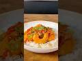 Crevette chorizo lait de coco express #recette #recetterapide #recettefacile