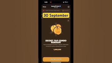 MemeFi secret code today 30 September | MemeFi coin secret tap codes today | #memefi #crypto #code