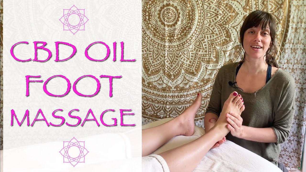 Relaxing Foot Massage with CBD Hemp Oil 12 minutes with Jen Hilman