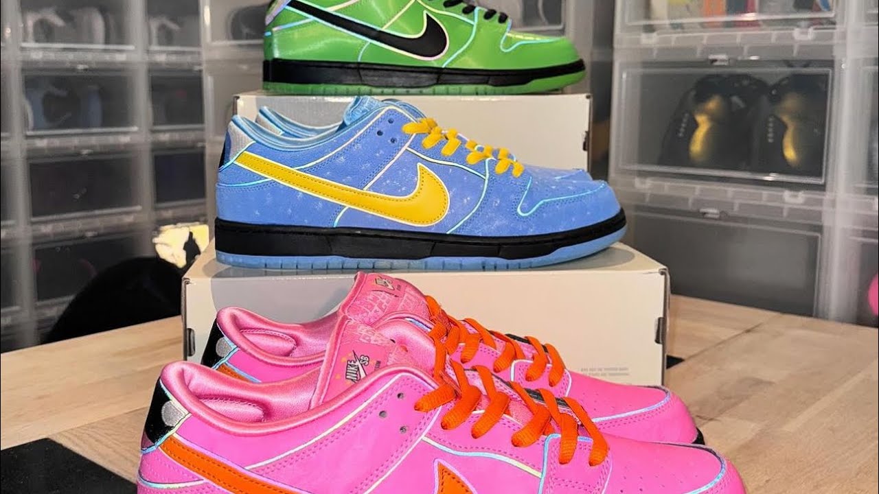 Unboxing : The Powerpuff Girls x Nike SB Dunk Low Pro