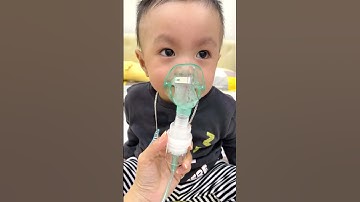 Xông khí dung cho em bé bị ho