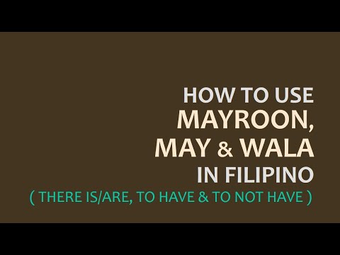 Wala Filipino Meaning