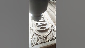 Name plate #wood #woodworking #CNC Work