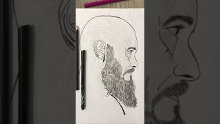 Draw ragnar lothbrok رسم شخصية و بطل لفايكينغ راكنار  بطريقة احترافية