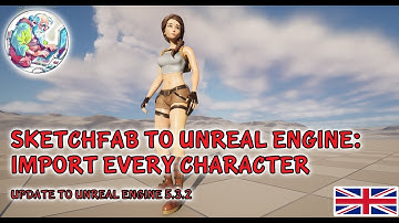 SketchFab Model to Unreal Engine 5.3 in 8 minutes: Auto-Rigging, Import, Texture in Unreal Lyra