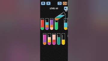 Water Color Sort Level 61 62 63 64 65 WalkThrough Solution Gameplay