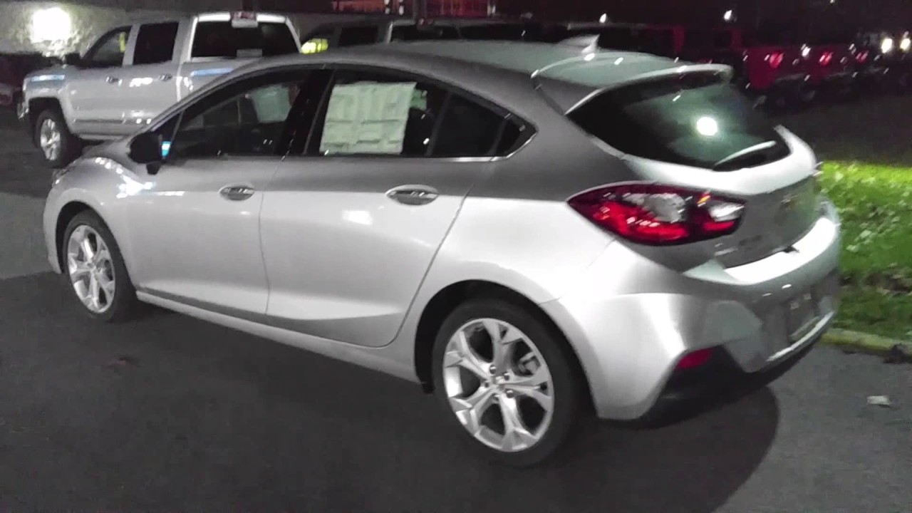 On the lot.  2017 Chevy Cruze Hatchback