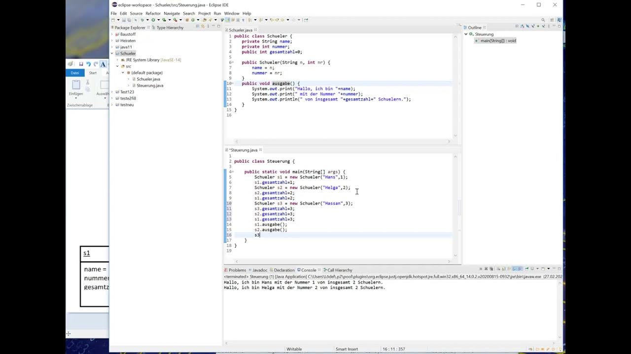 Tutorial zu statischen Methoden in Java - YouTube