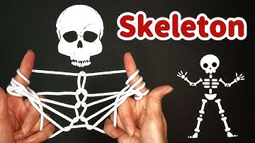 【あやとり】骸骨の作り方　　世界一簡単　String Figure/Cat