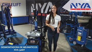 Desmontadora de neumáticos NYA-326IT la herramienta perfecta para disminuir el tiempo de trabajo