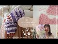 【編み物】オリムパスさん新色で作品デザインしました🧶｜可愛いLOOK BOOKを見る👀｜ヒロインのハンドウォーマー｜ふりふりベビーベスト&ボンネット｜macaroniとあみもの＃18