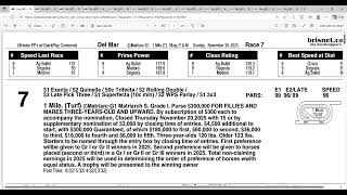 2025 Matriarch Stakes Full Field Analysis and Picks at Del Mar