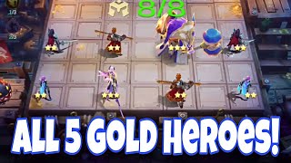 Golden State Warriors All 5 Gold Heroes   ML CHESS