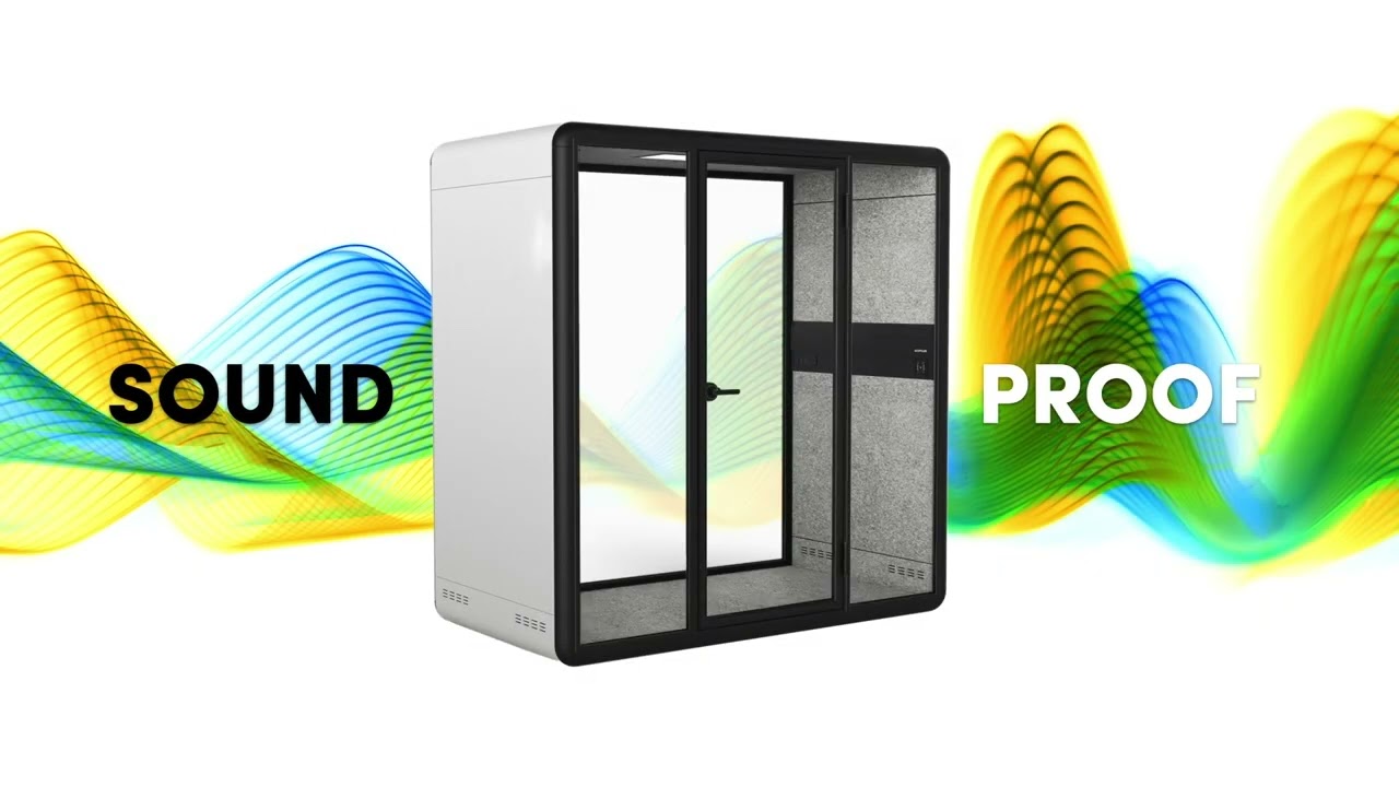 Meeting Pods. Soundproof, Ergonomic, Customisable,