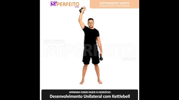 Desenvolvimento Unilateral com Kettlebell