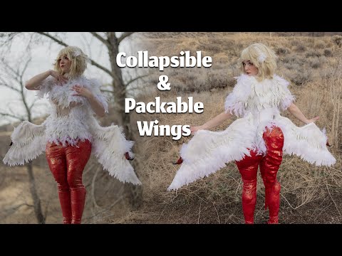 Making a Pair of Feathered Dragon Wings | Chimera Falin part 4