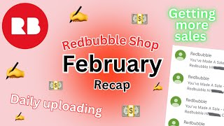 My Redbubble Shop February 2024 Recap