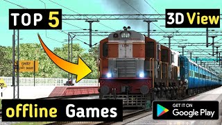 🔥TOP🔥5 Train simulator games for Android &ios|| ALL Free GAMES..HIGH GRAPHICS New game 2021|| screenshot 3
