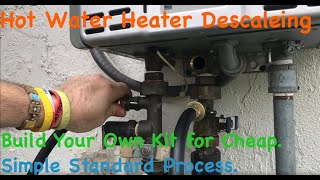 Simple Hot Water Heater De-scaling - Build your own maintenance kit for cheap
