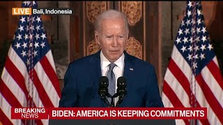 Biden Sees No Imminent Threat of China Invading Taiwan