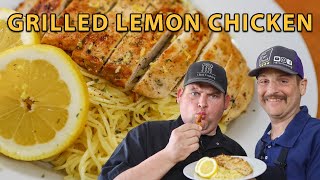 Grilled Lemon Chicken with Lemon Butter Pasta