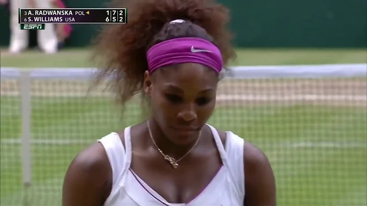 Serena Williams - Serves 4 ACES in a row