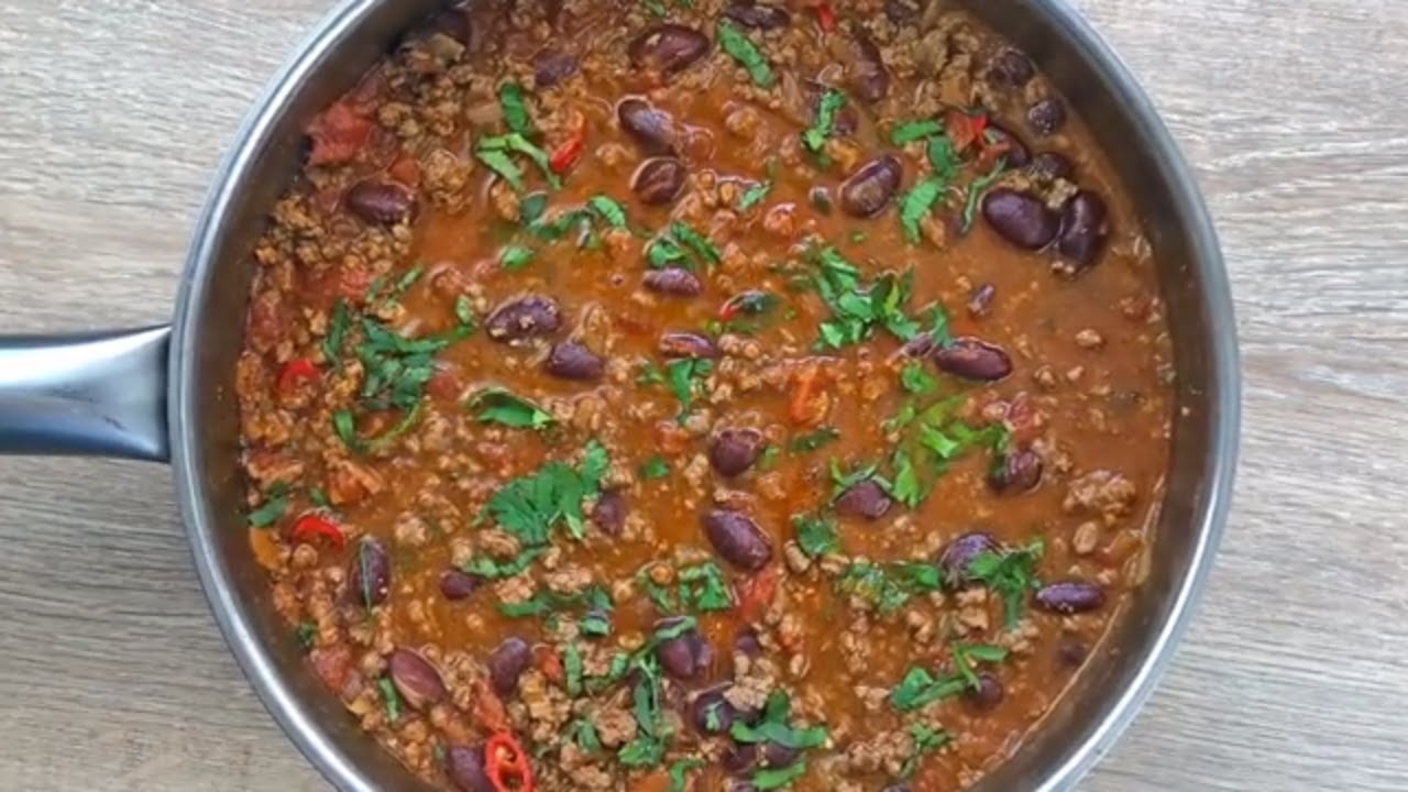 Chilli Con Carne Recipe  One Pot Meal  Mexican Favourite Food 