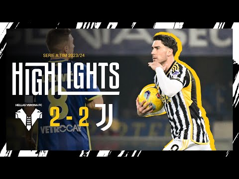 HIGHLIGHTS | HELLAS VERONA 2-2 JUVENTUS | A draw away with goals from Vlahovic and Rabiot